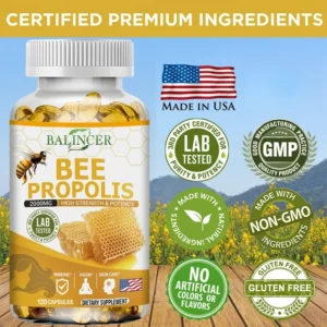 Natural Bee Propolis Capsules