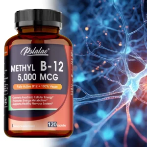 Vitamin B12 Supplement: Benefits brain and heart function, aids memory and increases natural energy