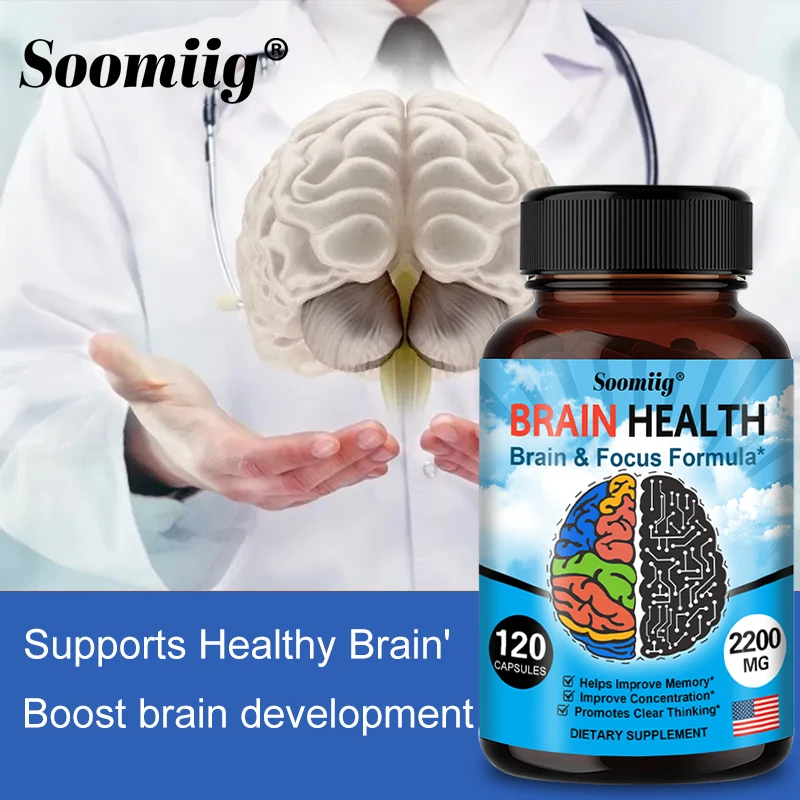 Brain Booster with vitamin B6 and B12 supplement to strengthen memor