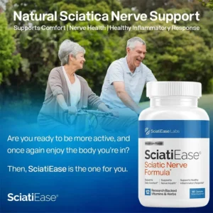 Sciatic Nerve Health Support Supplement with PEA, Vitamin B Complex, Alpha Lipoic Acid