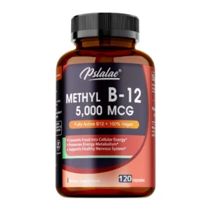 Vitamin B12 Supplement: Benefits brain and heart function, aids memory and increases natural energy