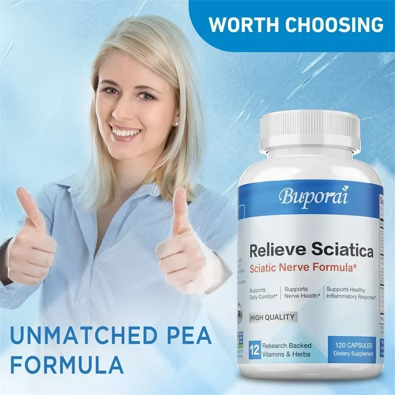Sciatic Nerve Supplements - Joint Health, Anti-Inflammatory, Knee Muscle Arthritis